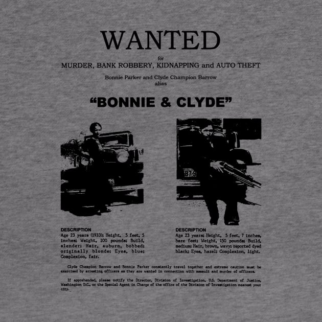 Bonnie and Clyde Wanted by AbundanceSeed